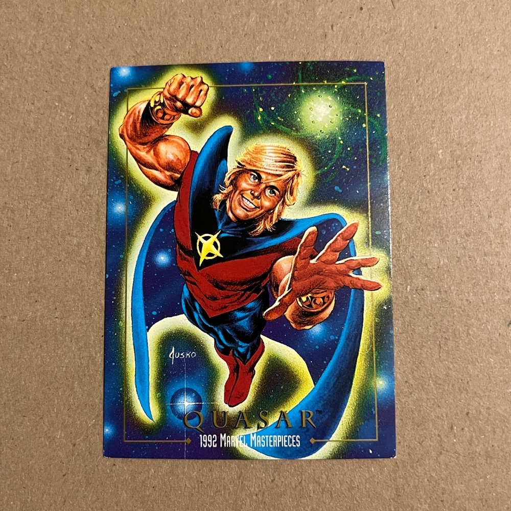 1992 Skybox Marvel Masterpieces Quasar #72 Trading Card